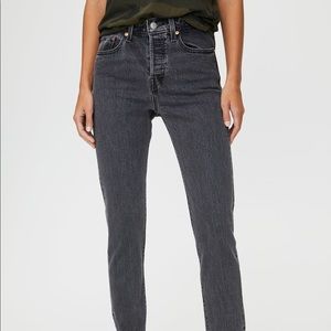 Levi’s Wedgie Fit Black/Grey Jeans